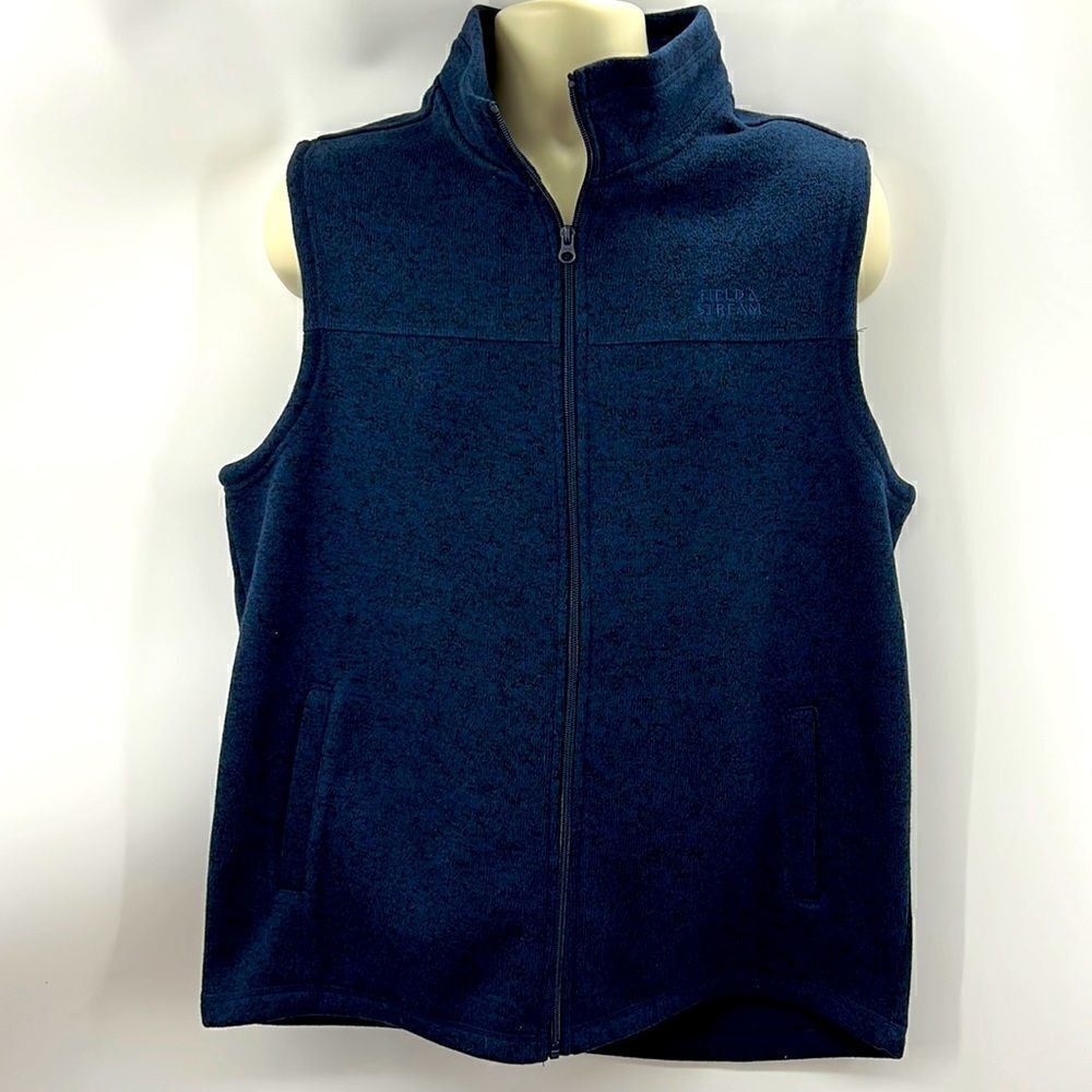 Field & Stream sleeveless full zipper jacket large